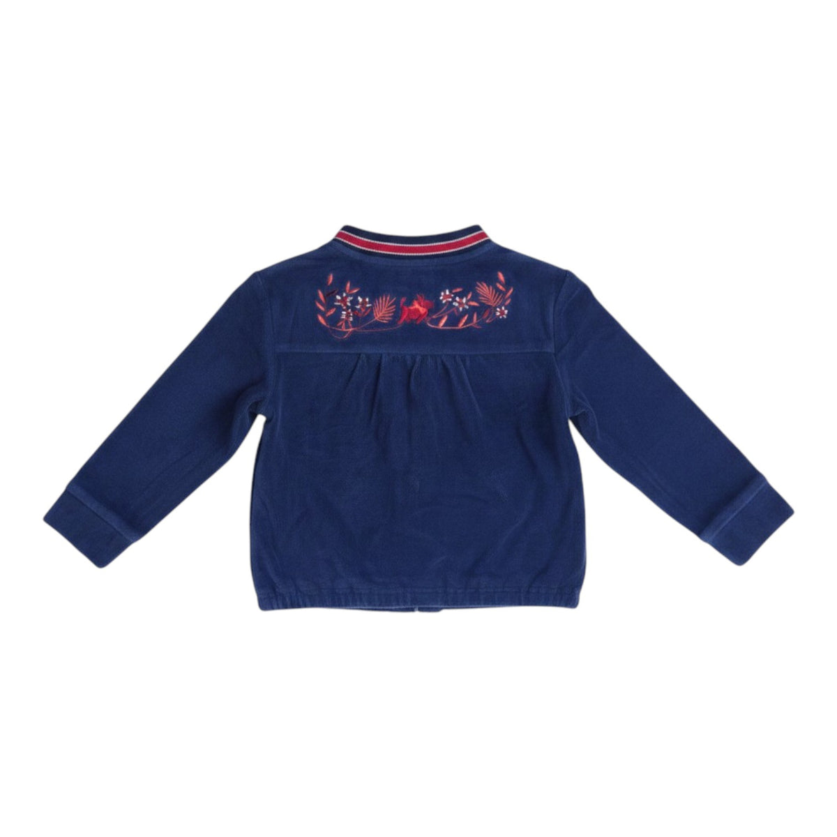 Gilet velours zip