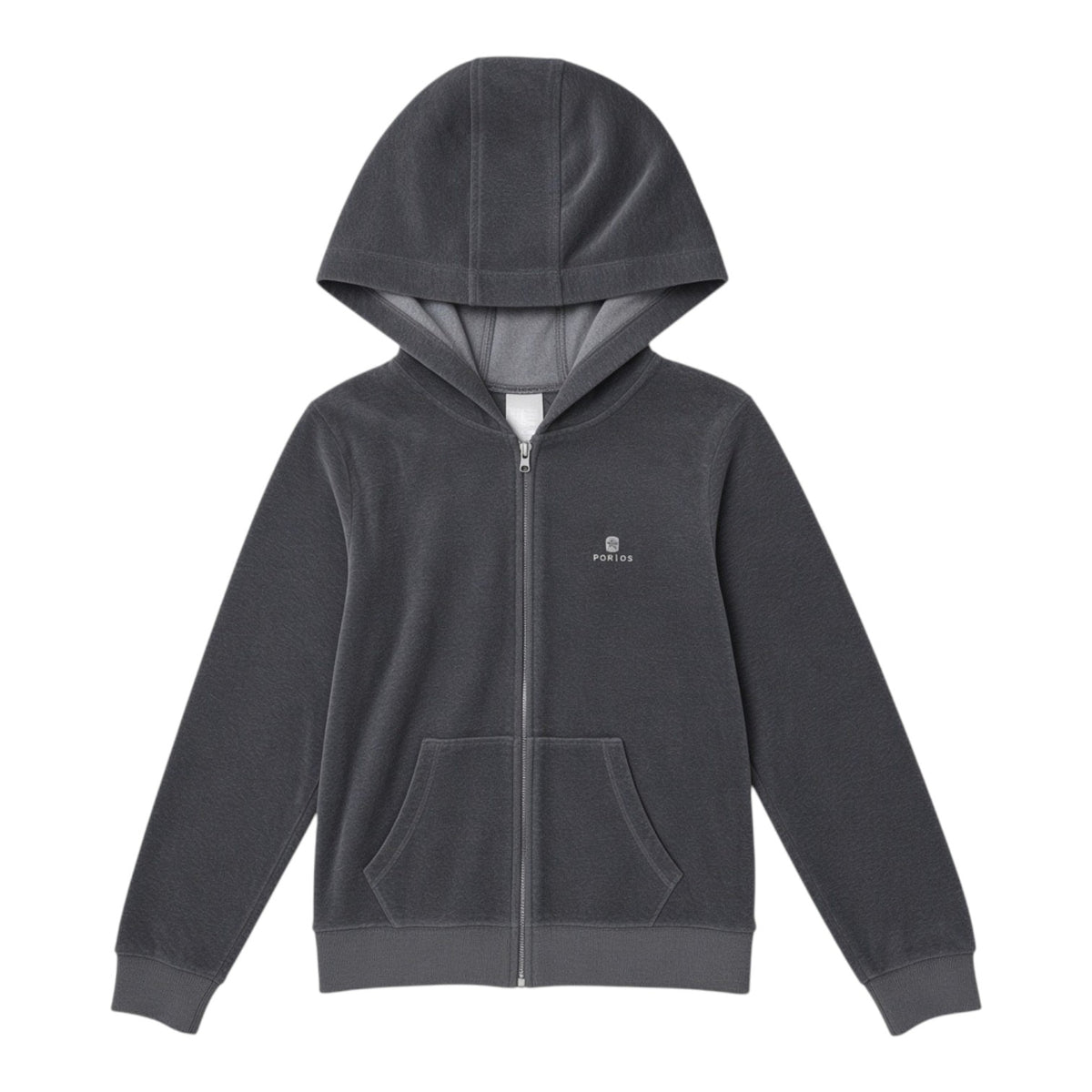 Gilet velours zip