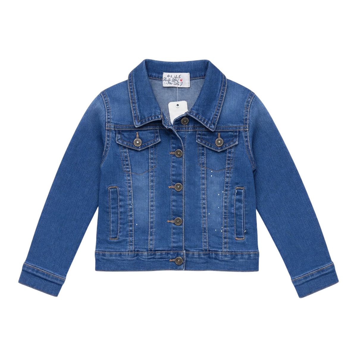 Blouson en jeans avec brillants