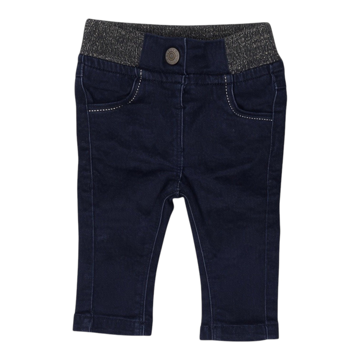 Pantalon jeans taille élastique