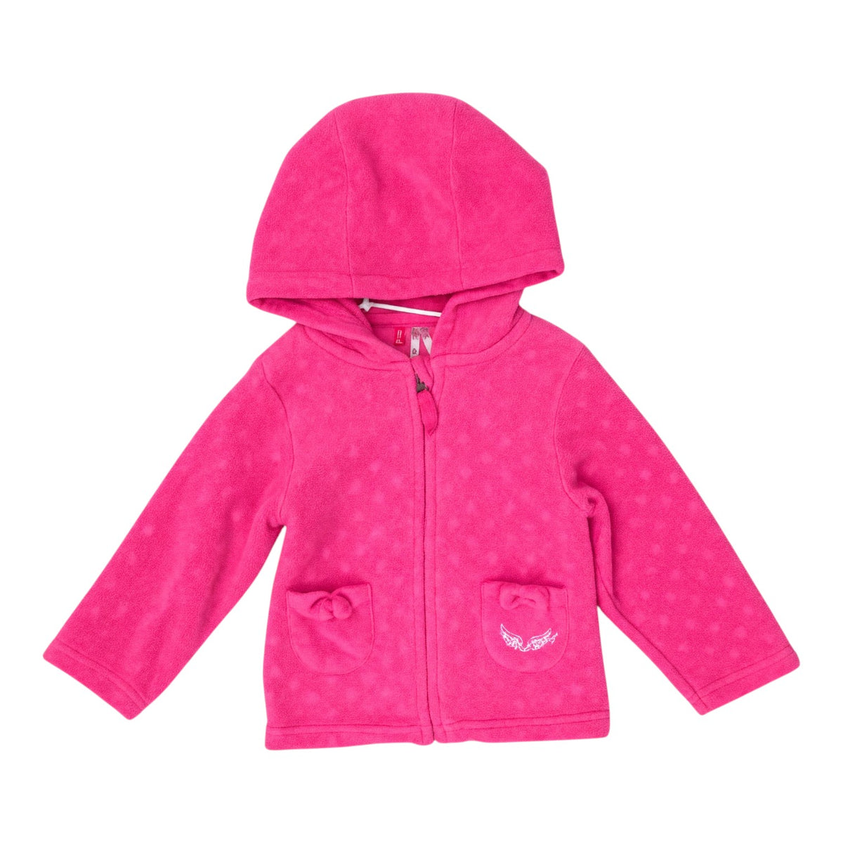 Gilet polaire à capuche zippé