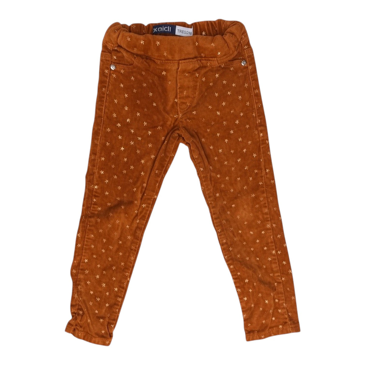Pantalon tregging en velours
