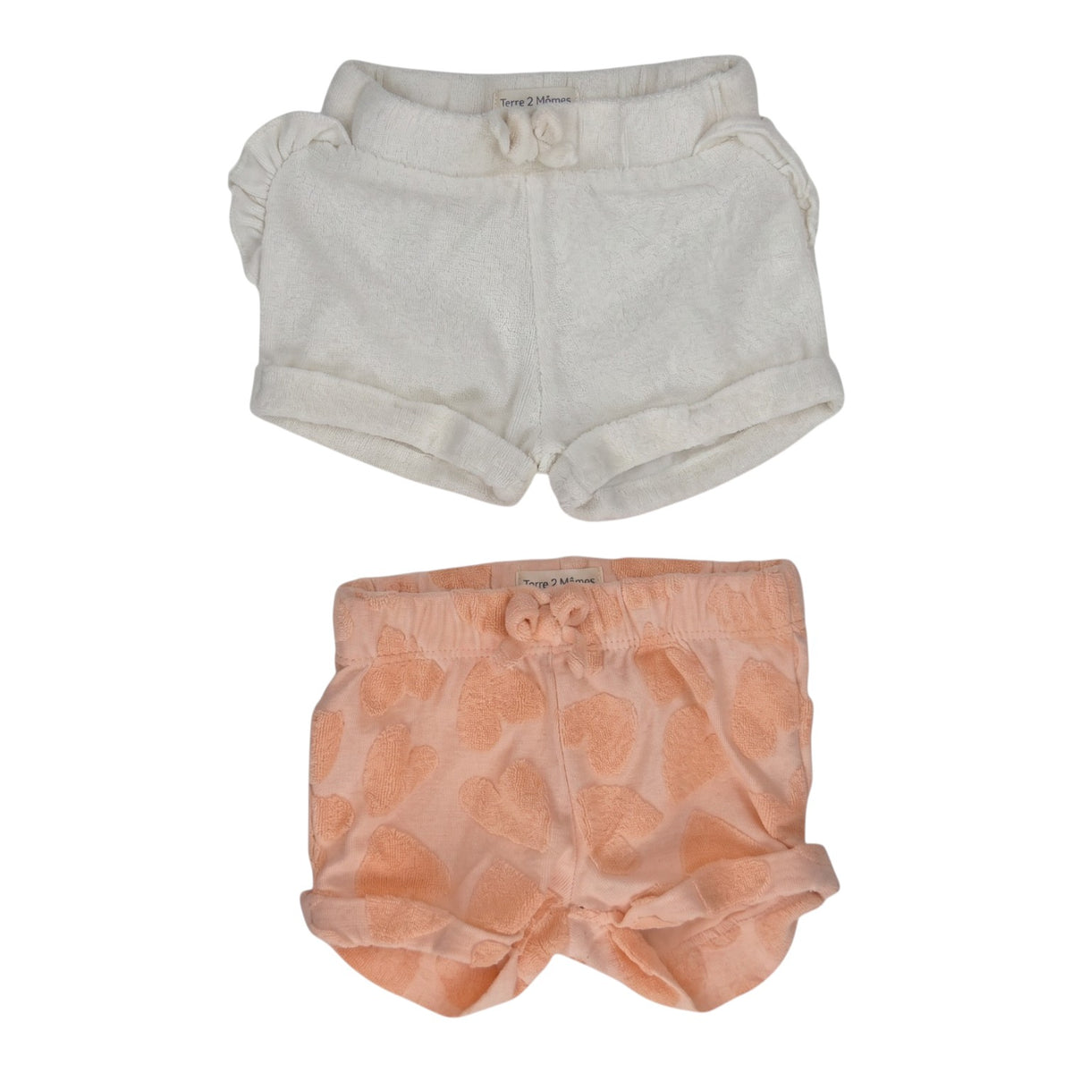 Lot 2 shorts éponge