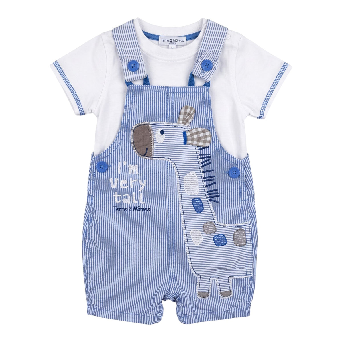 Ensemble T-shirt et salopette
