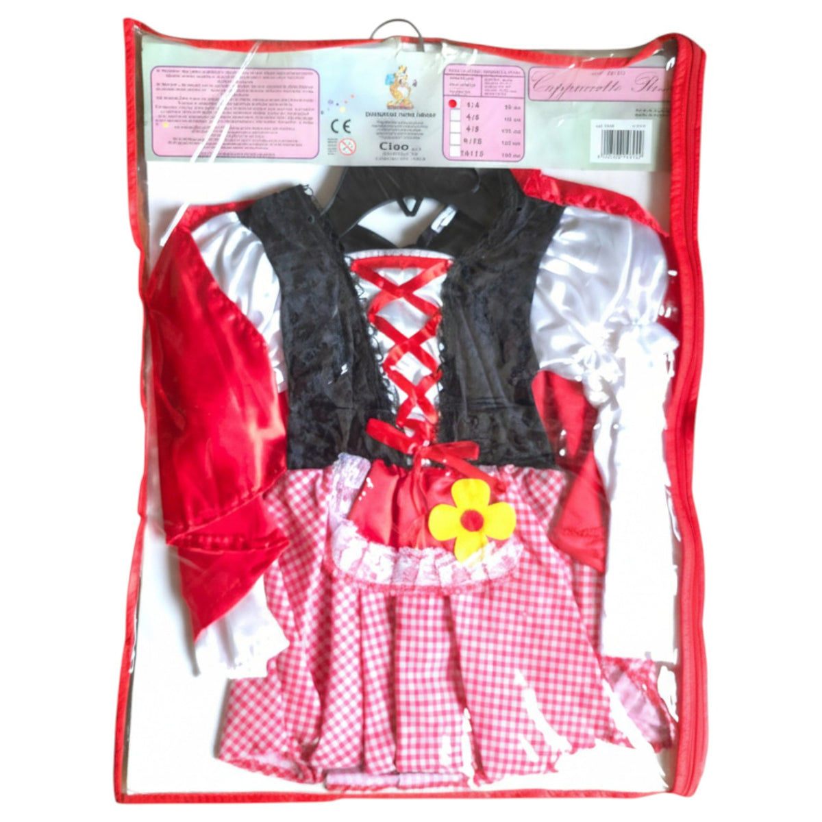 Déguisement CHAPERON ROUGE